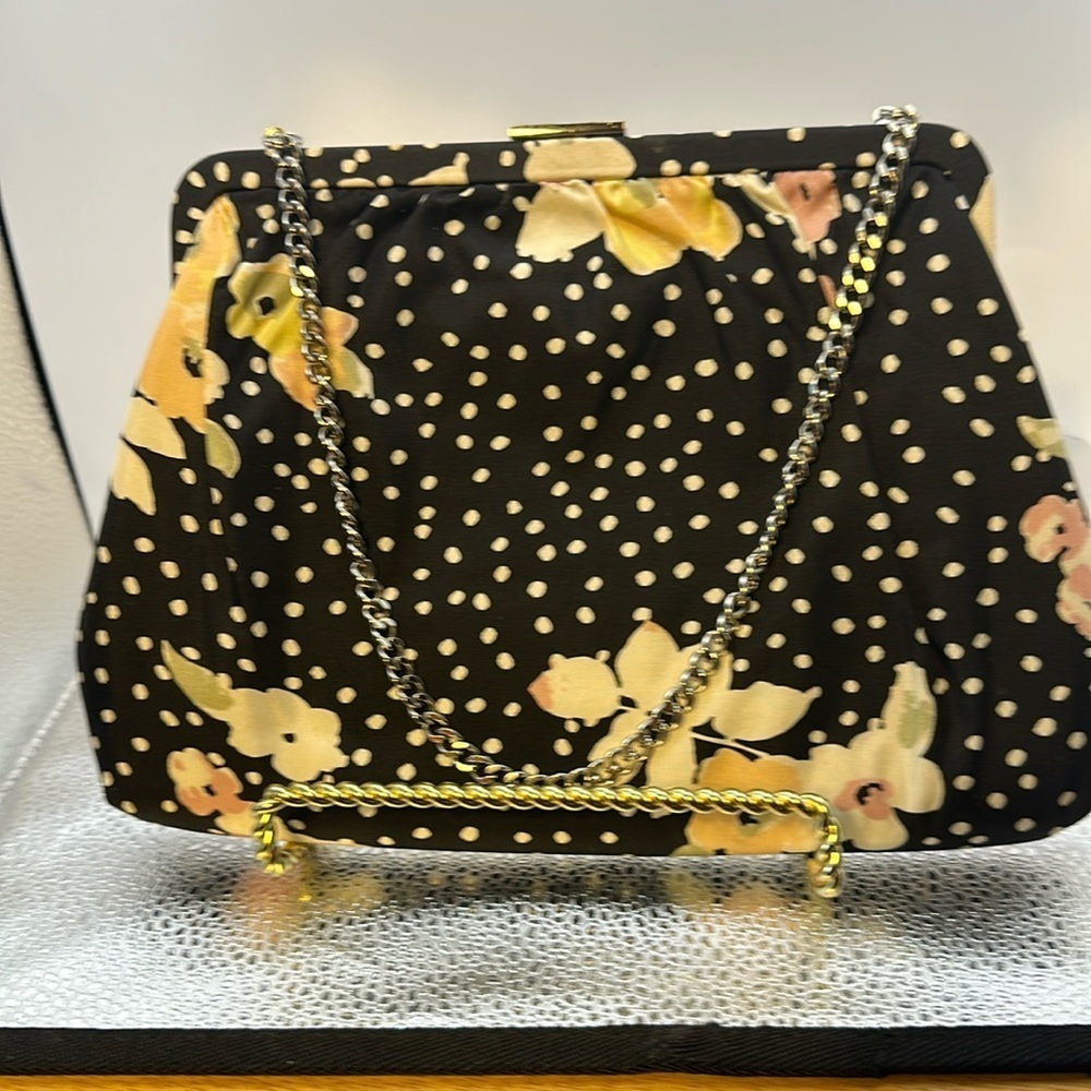 Banana Republic clutch or handbag. It has a silver chain handle.​​​